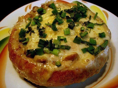 Закуска «Жюльен в булочке»